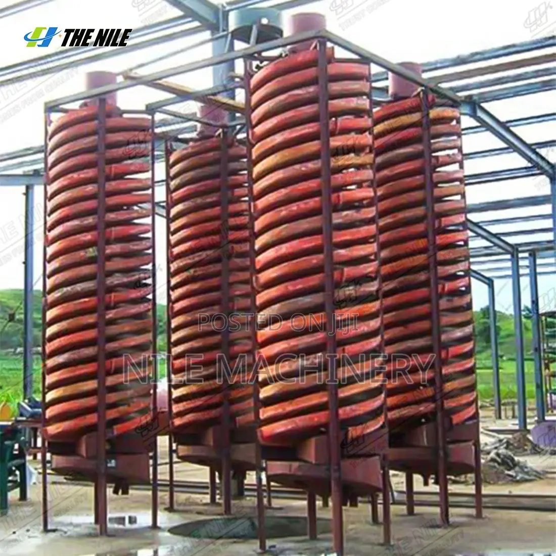 Industrial Spiral Chute Gravity Concentrator ABS Fibreglass Available