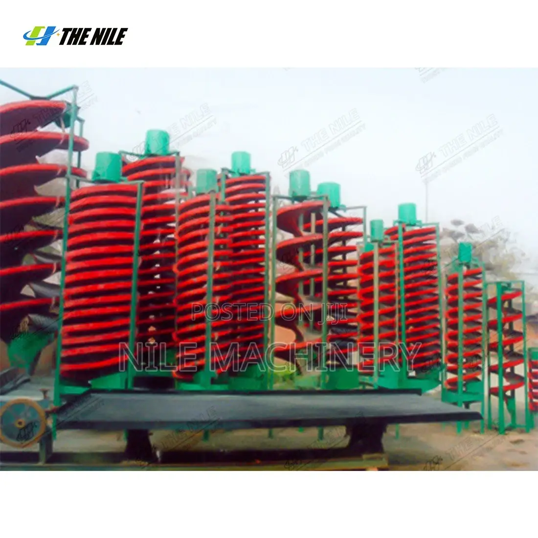 Industrial Spiral Chute Gravity Concentrator ABS Fibreglass Available