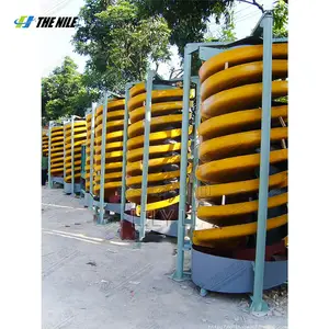 Chromium-Gold Spiral Sluice Separator Gravity Separation Equipment