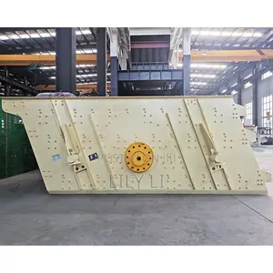 Linear Vibrating Feeder Screen Dual Motor Drive High Efficiency