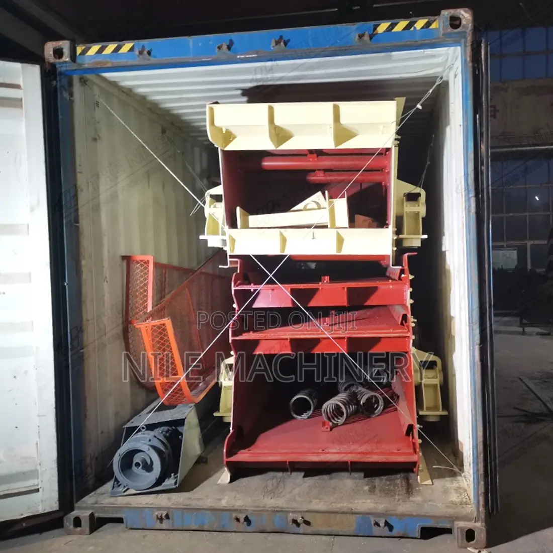 Linear Vibrating Feeder Screen Dual Motor Drive High Efficiency