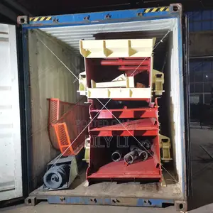 Linear Vibrating Feeder Screen Dual Motor Drive High Efficiency