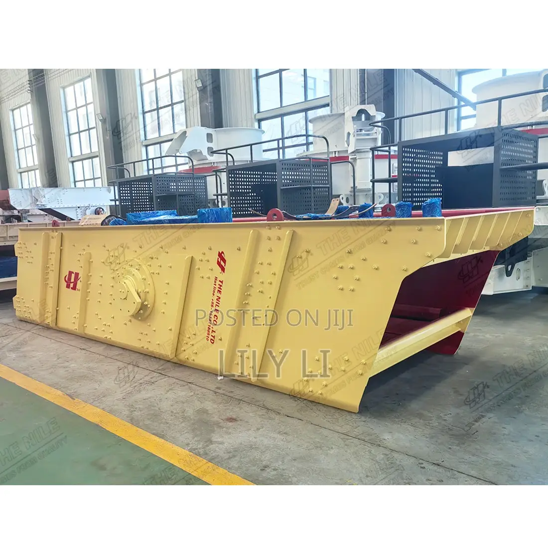 Industrial Linear Screening Machine Ore Sand Gravel Classifier 2 Deck