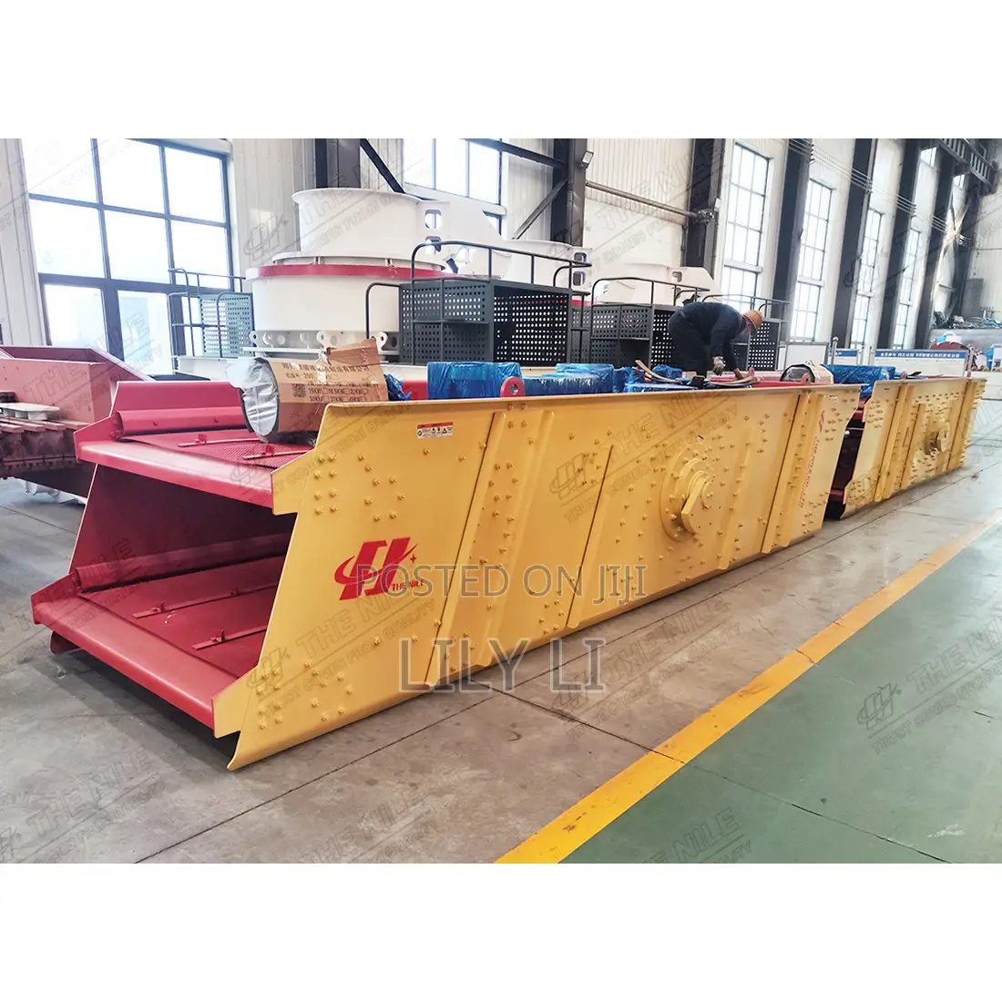High Capacity Linear Screen Feeder 2 Layer Mining Separation Equipment