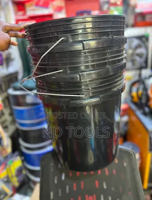 Empty Bucket (Black) Heavy-Duty 20lt