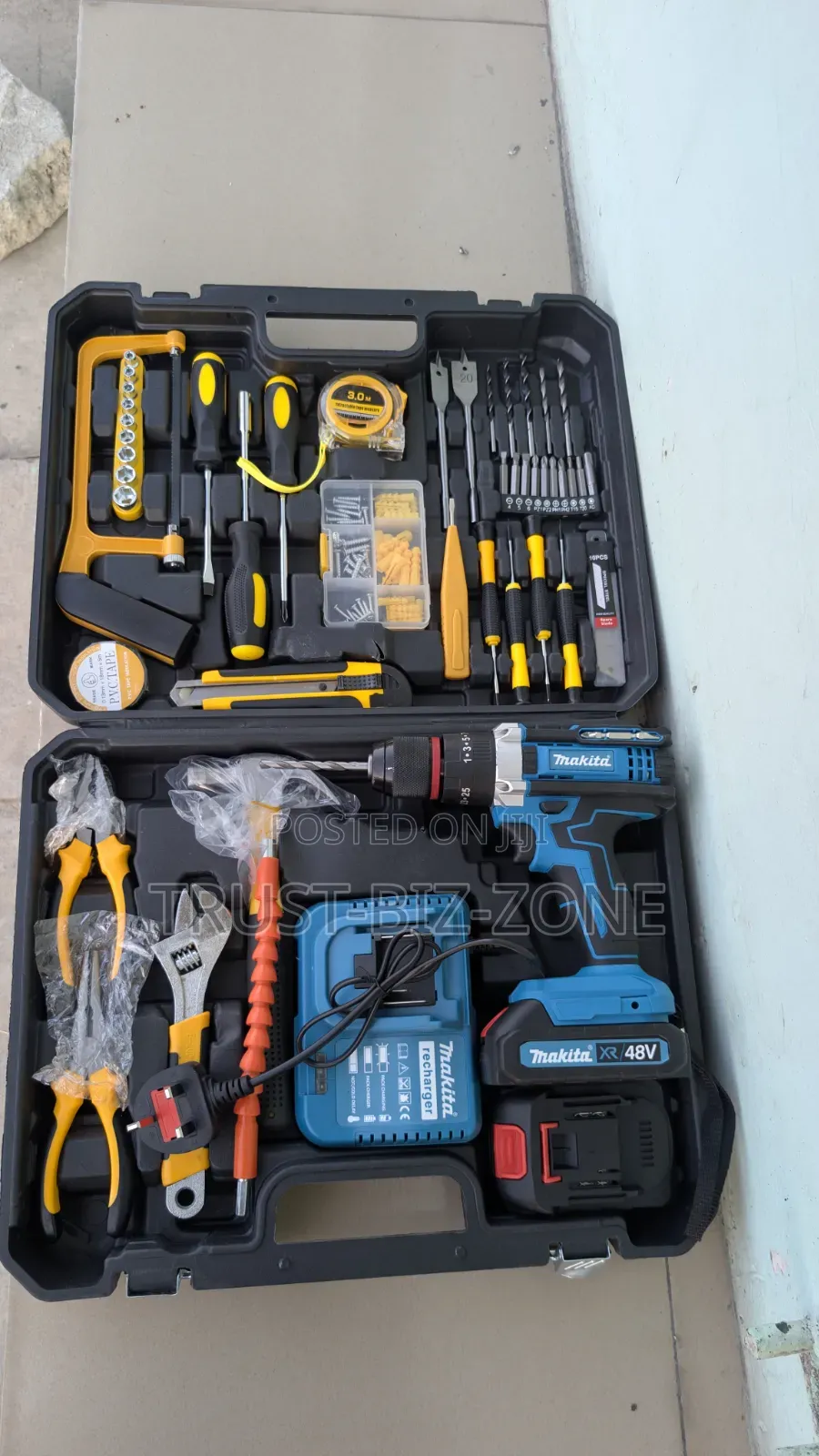 Cordless Drill Tools Box Kit
