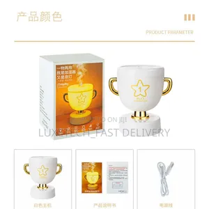 2-in-1 Trophy Cool Mist Humidifier and LED Night Light