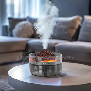 Volcano Aromatherapy Humidifier + Essential Oil Diffuser –LED Lighting