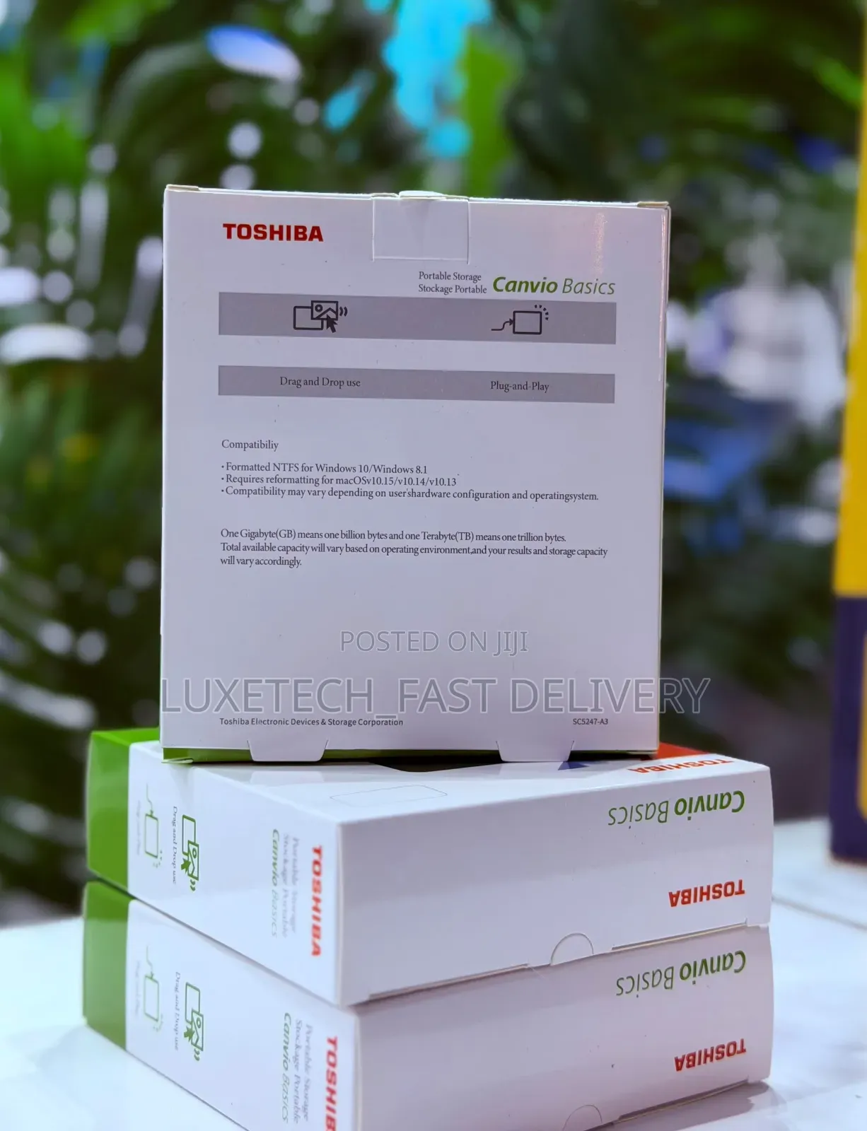 Toshiba Canvio Basics Portable External Hard Drive