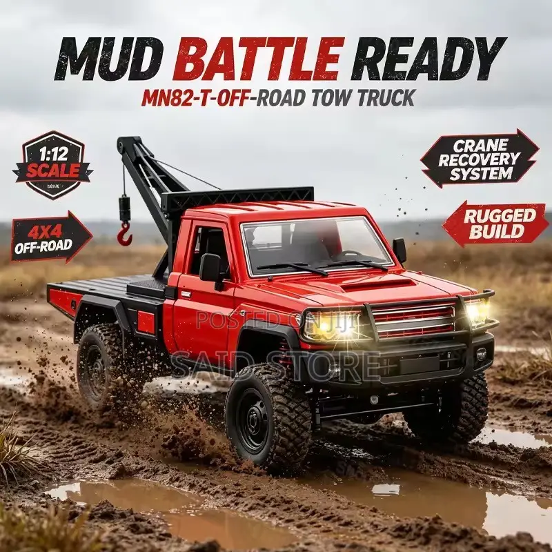 12 Scale RC Crawler Hoist MN82-T 4WD Remote Control Truck Off-Road