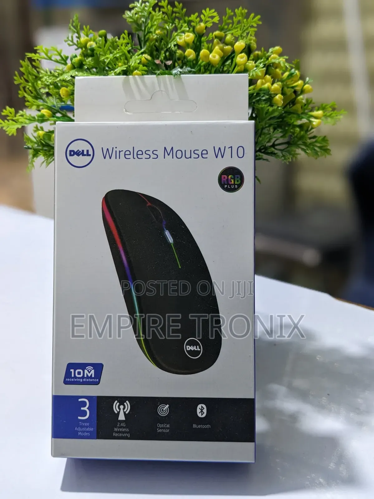 Dell W10 Wireless Mouse RGB Bluetooth 2.4G Tanzania