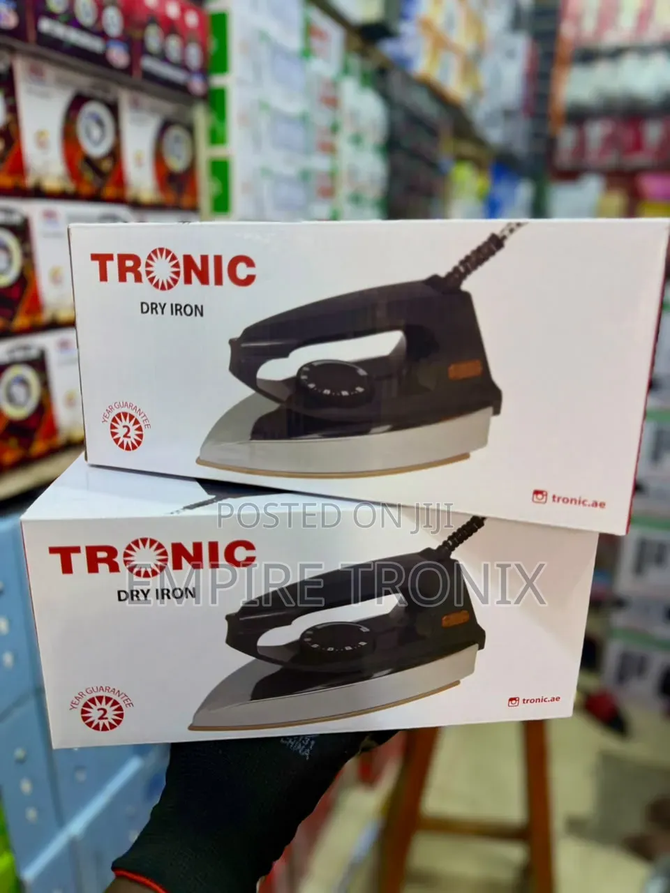 Tronic Dry Iron 1200W Heavy Duty Non Stick Ceramic