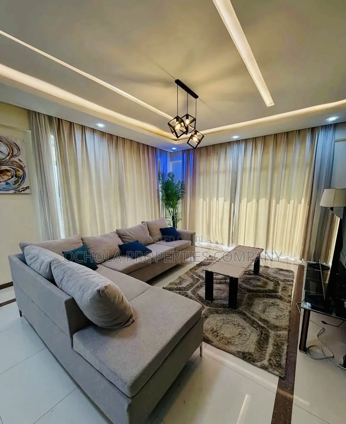 Furnished 3bdrm Apartment in Masaki for rent