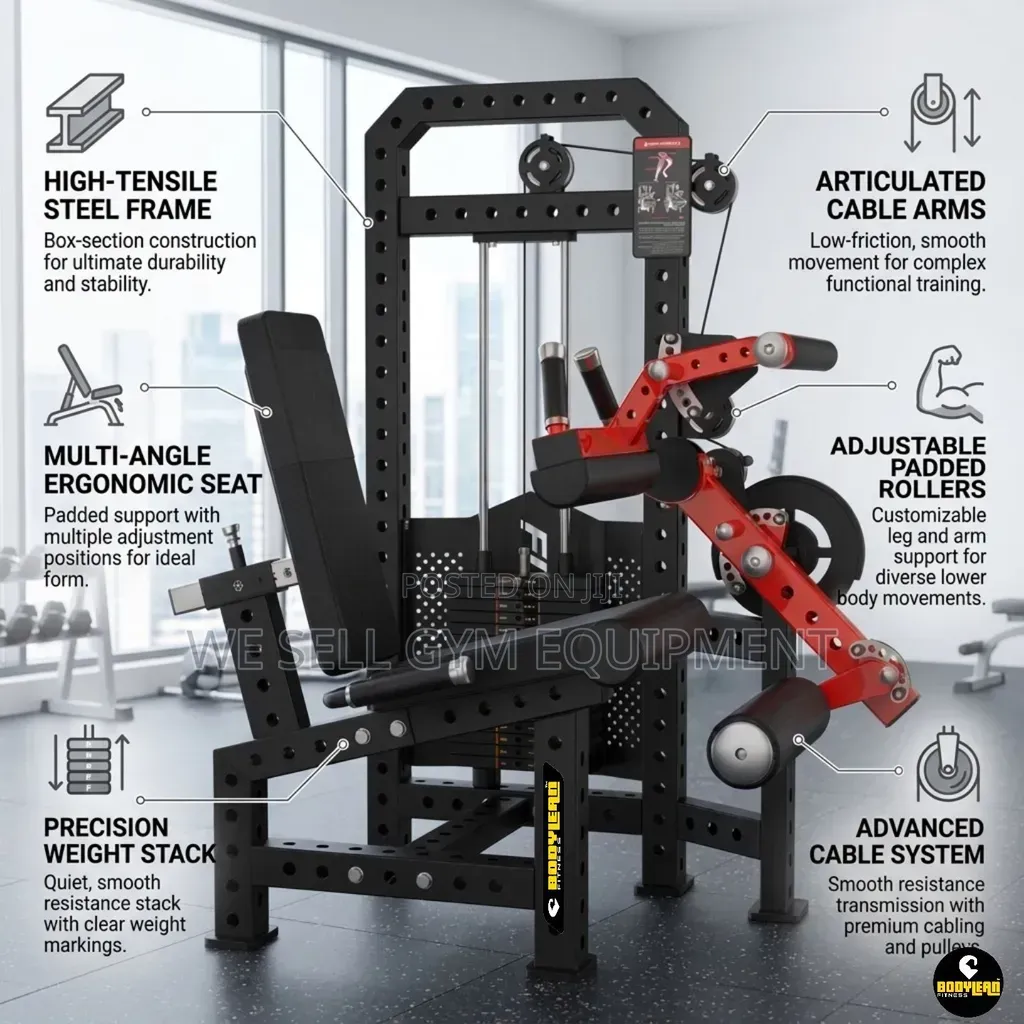 2 in 1 Leg Curl & Leg Extension Machine