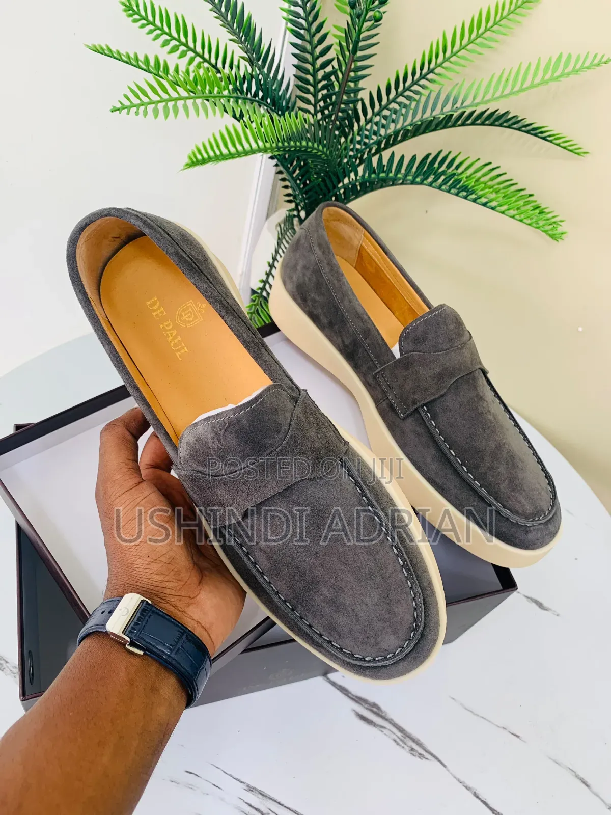 🔥🦅new Stock—royal Shoes🔥de Paul Brand✨quality Leather—full Boxed