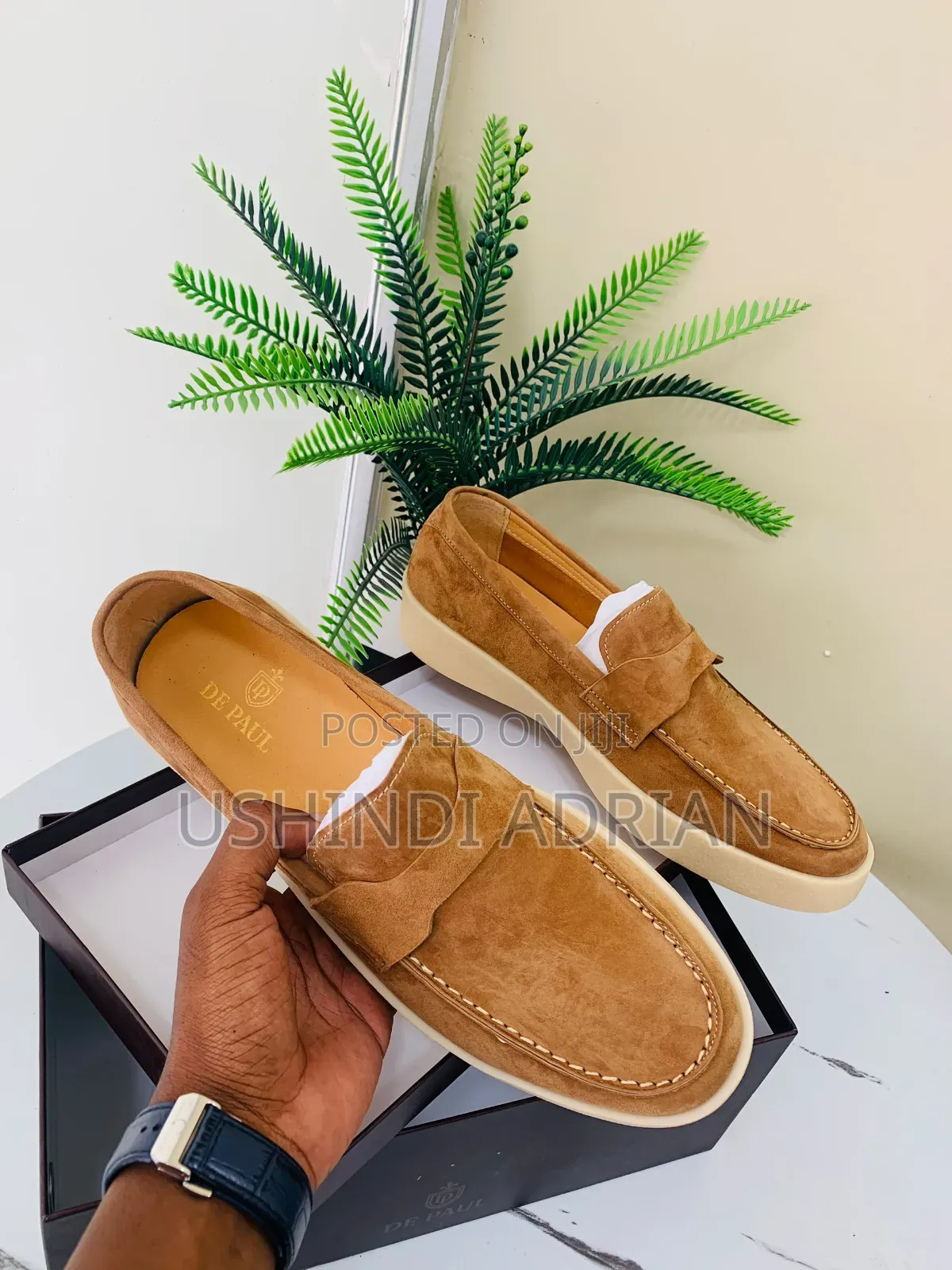 🔥🦅new Stock—royal Shoes🔥de Paul Brand✨quality Leather—full Boxed