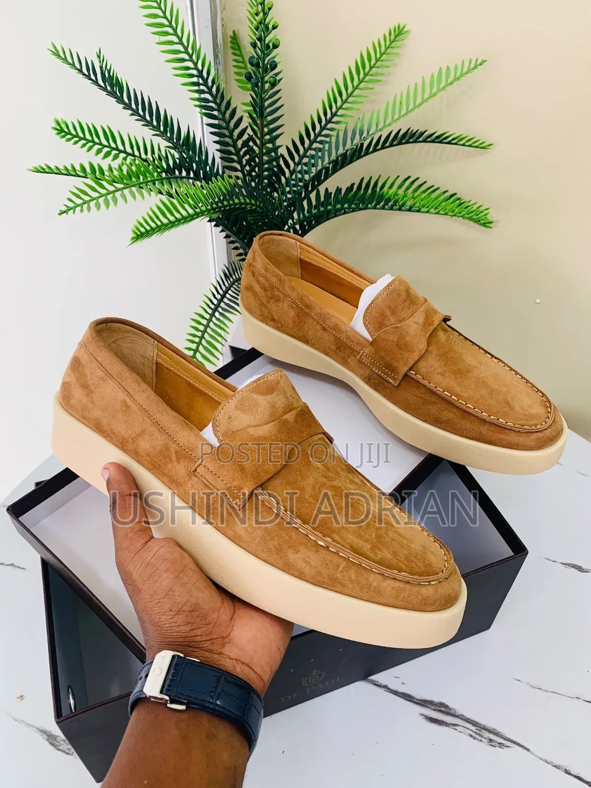 🔥🦅new Stock—royal Shoes🔥de Paul Brand✨quality Leather—full Boxed