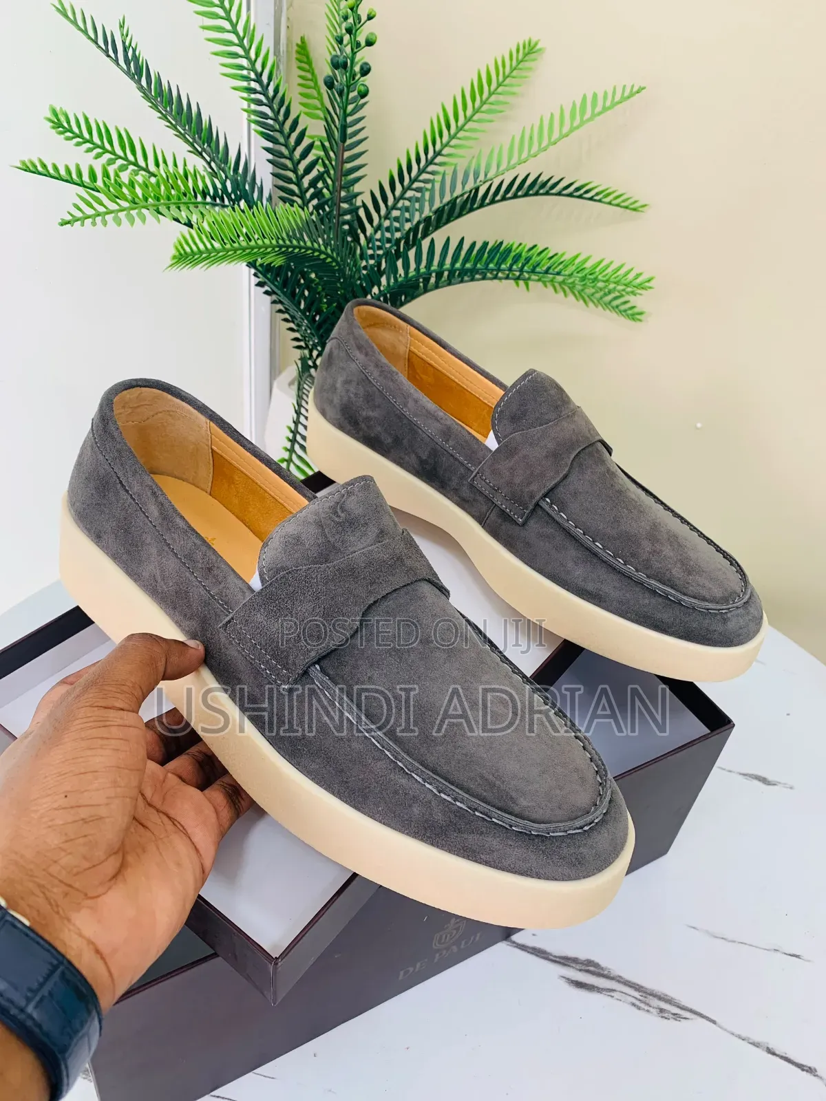 🔥🦅new Stock—royal Shoes🔥de Paul Brand✨quality Leather—full Boxed