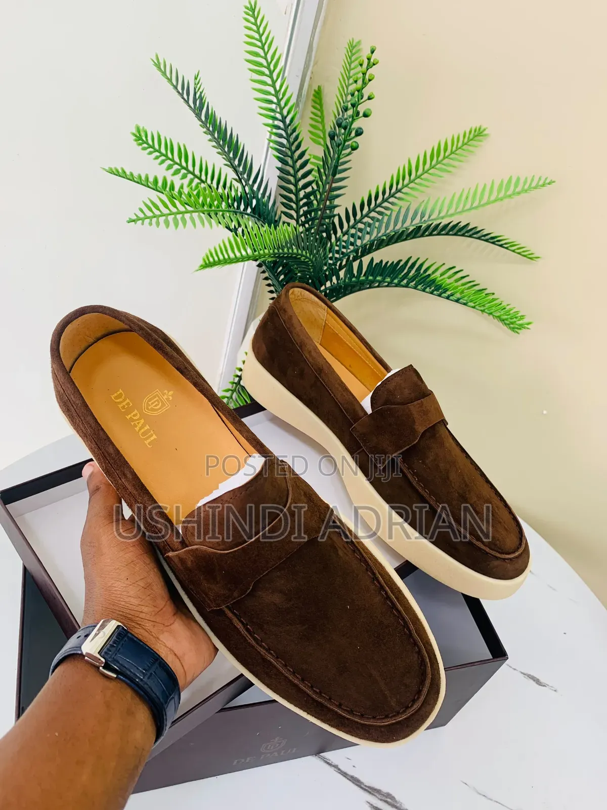 🔥🦅new Stock—royal Shoes🔥de Paul Brand✨quality Leather—full Boxed
