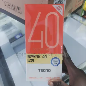 New Tecno Spark 40 Pro 128 GB Black