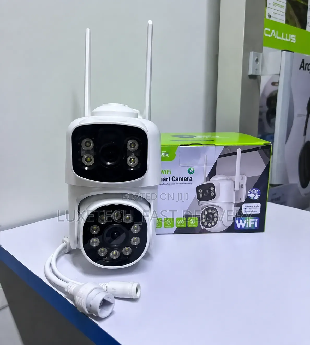 Calus E32 Max Dual Lens Outdoor WiFi Camera – 1080P IP66 Waterproof
