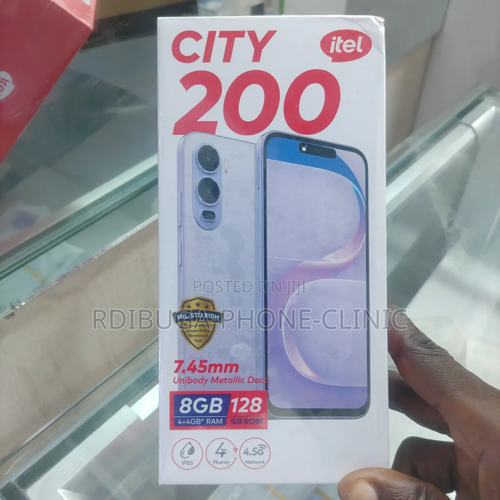 New Itel City 200 128 GB Gray