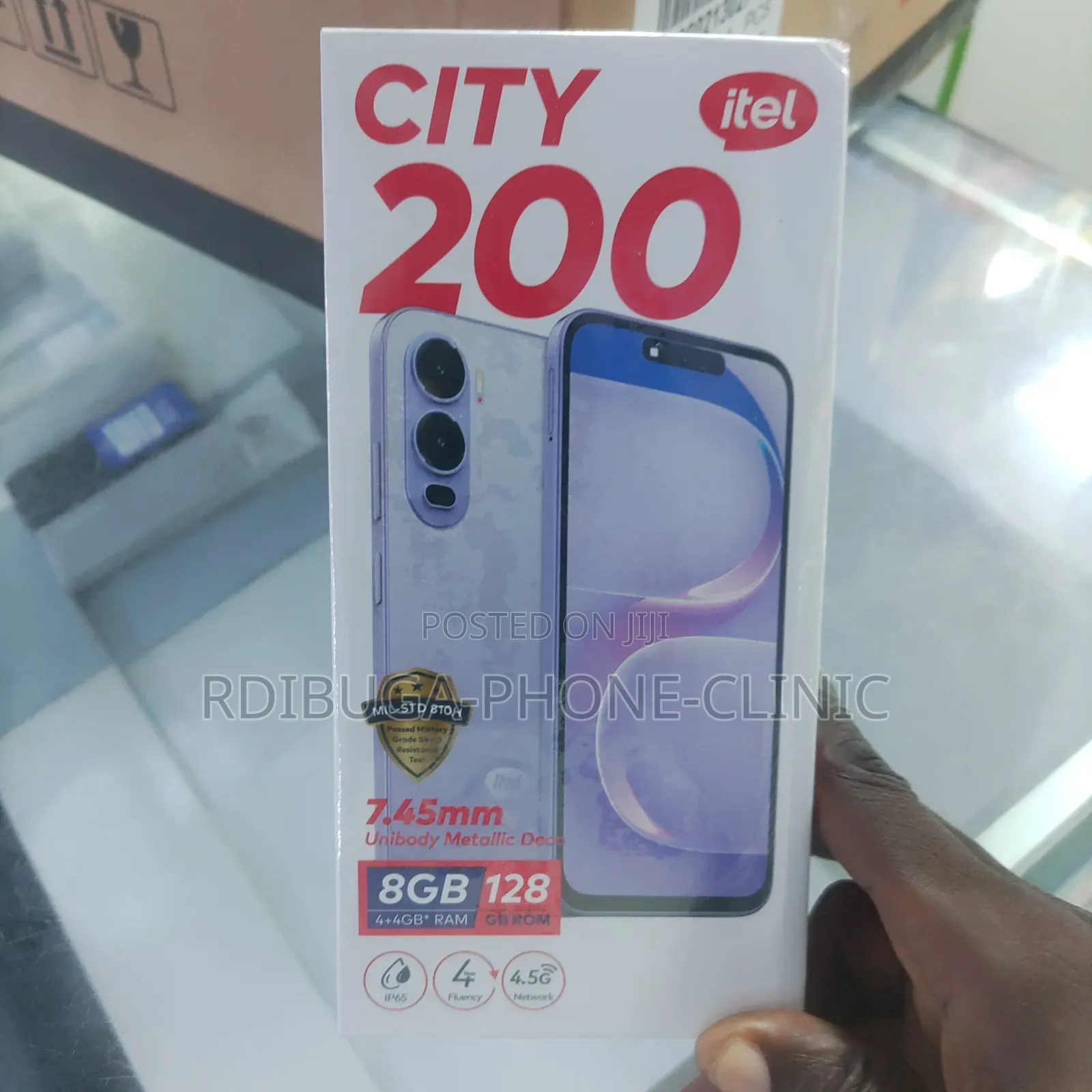 New Itel City 200 128 GB Gray