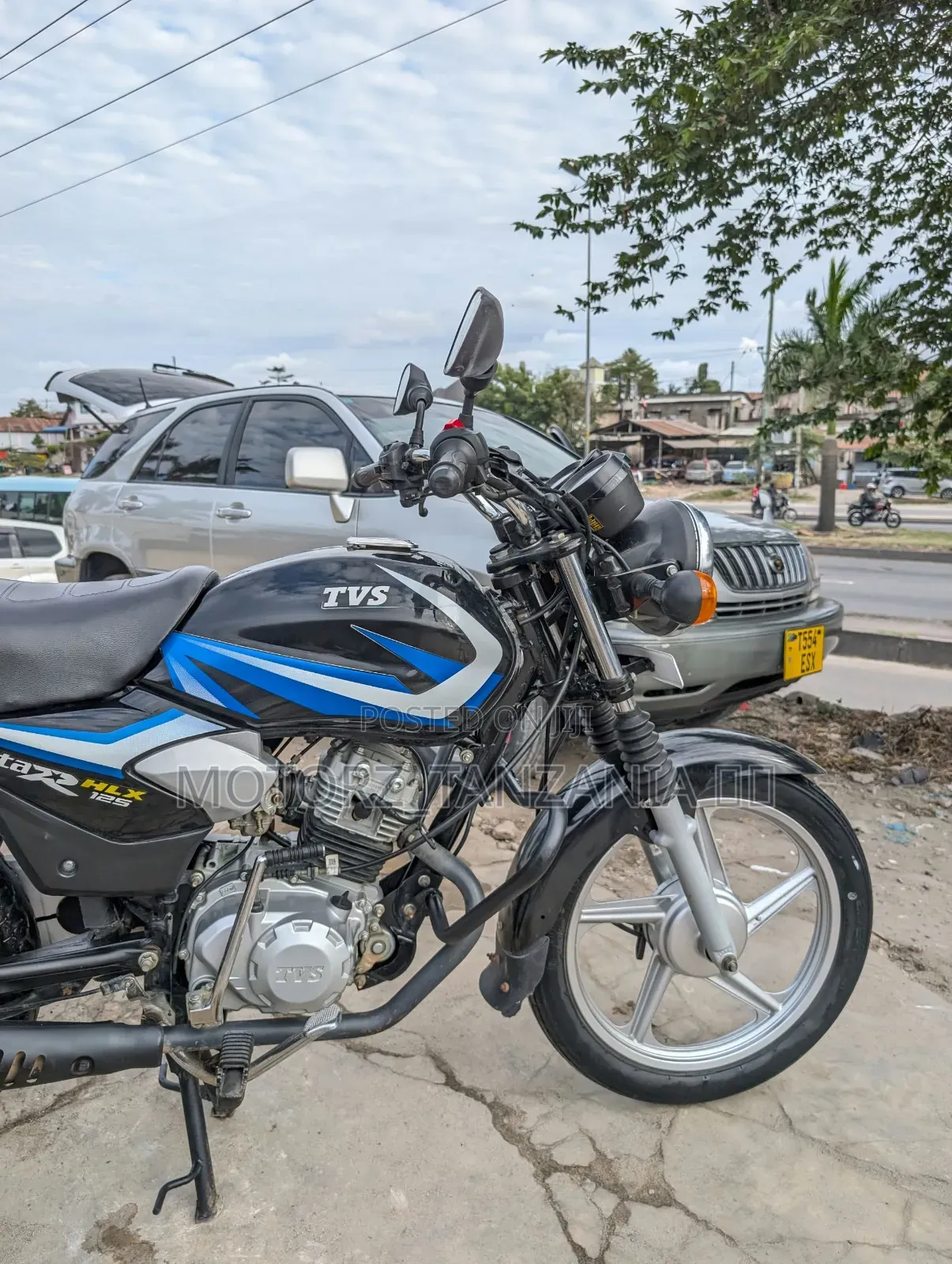 TVS HLX 125 2026 Black