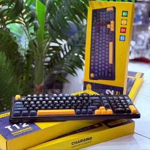 T-Wolf T12 Wireless Rechargeable Keyboard – Dual Mode 2.4GHz/Bluetooth