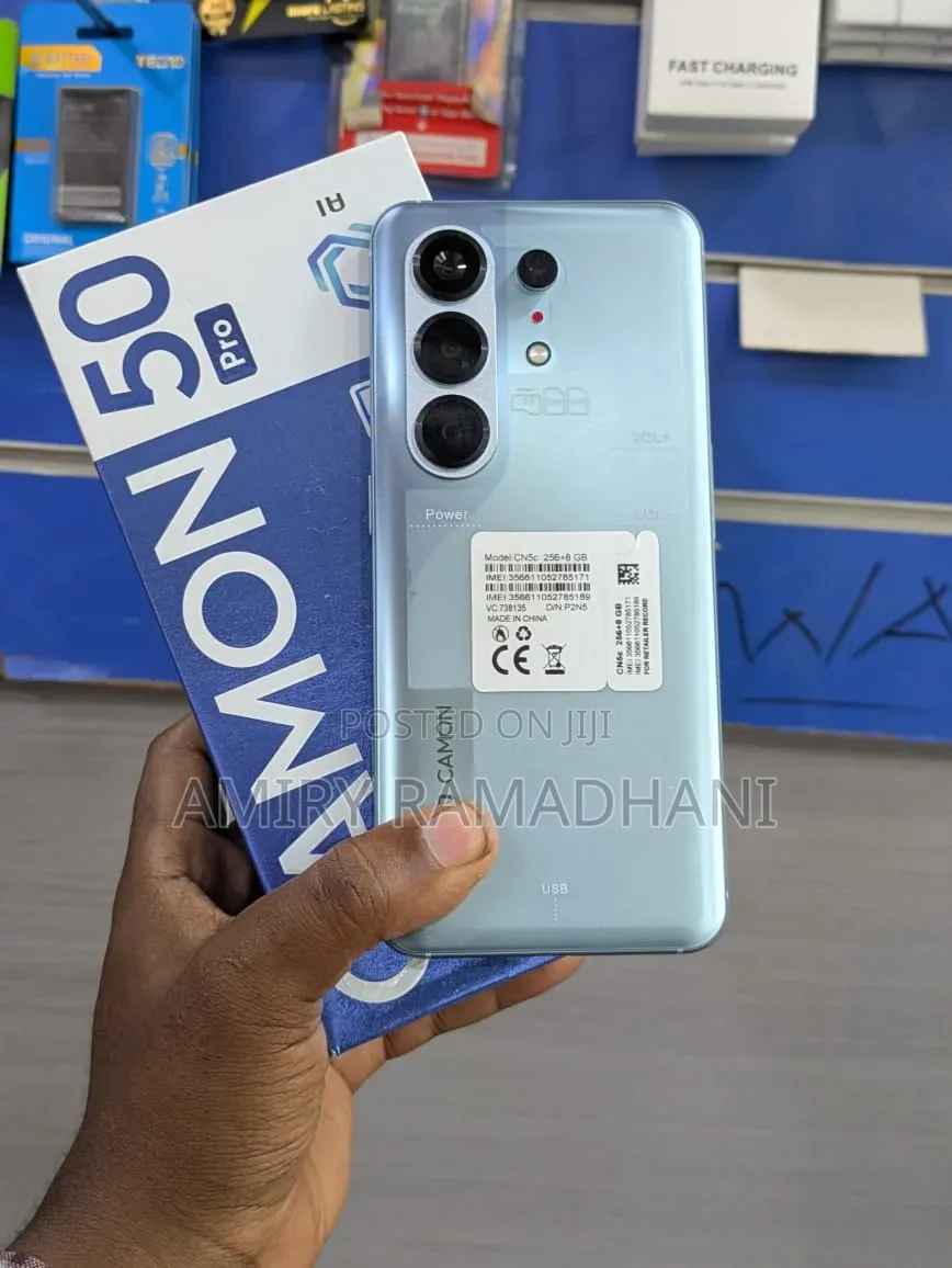 New Tecno Camon 50 Pro 256 GB Blue