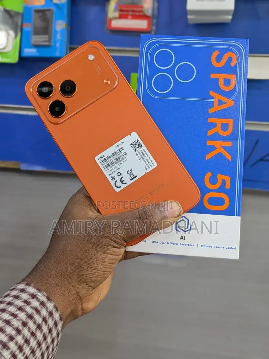 New Tecno Spark 50 128 GB Orange