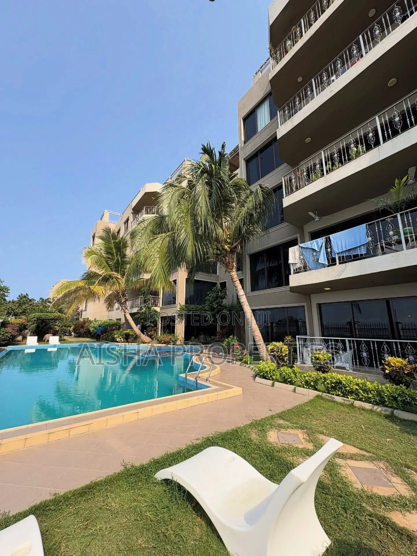 Furnished 3bdrm Apartment in Msasani for rent