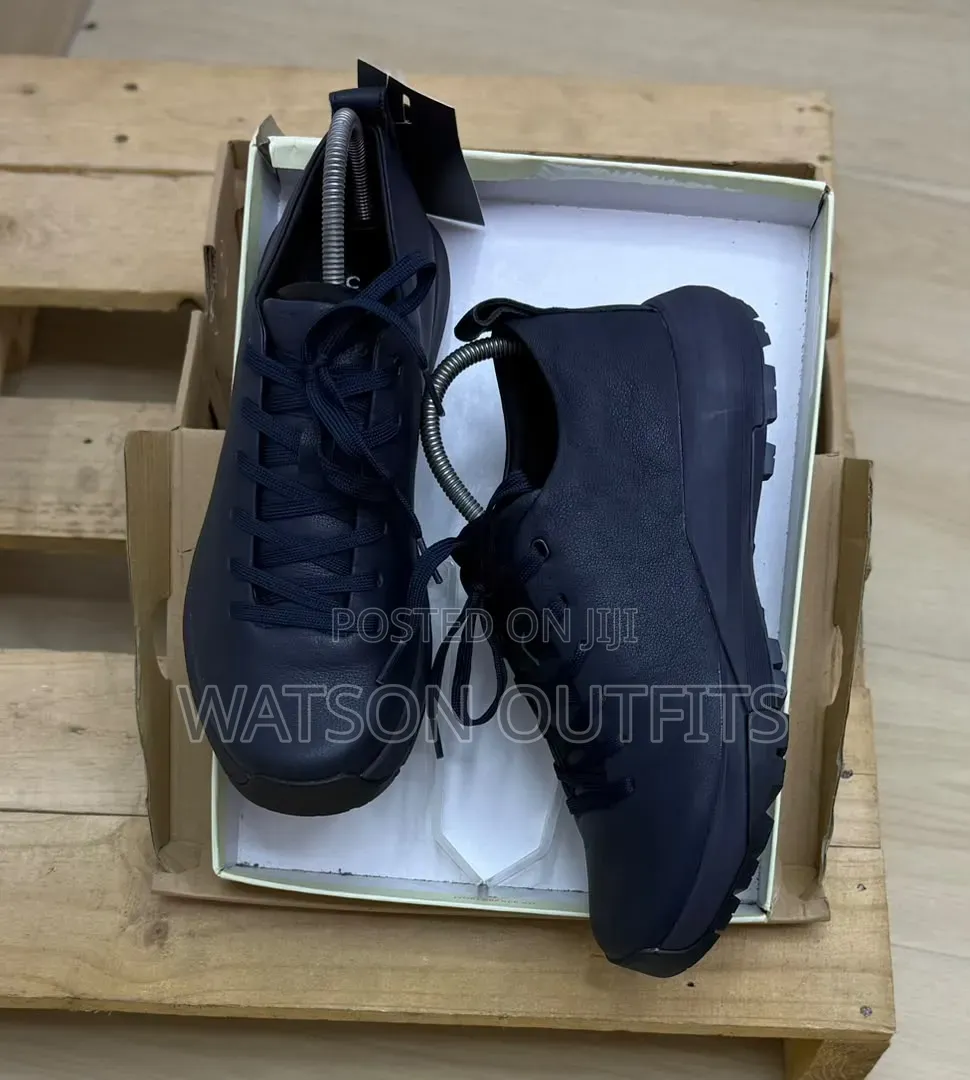 3 Colours Ecco Brand Men's Leather Sneakers or Shoes Very Nice