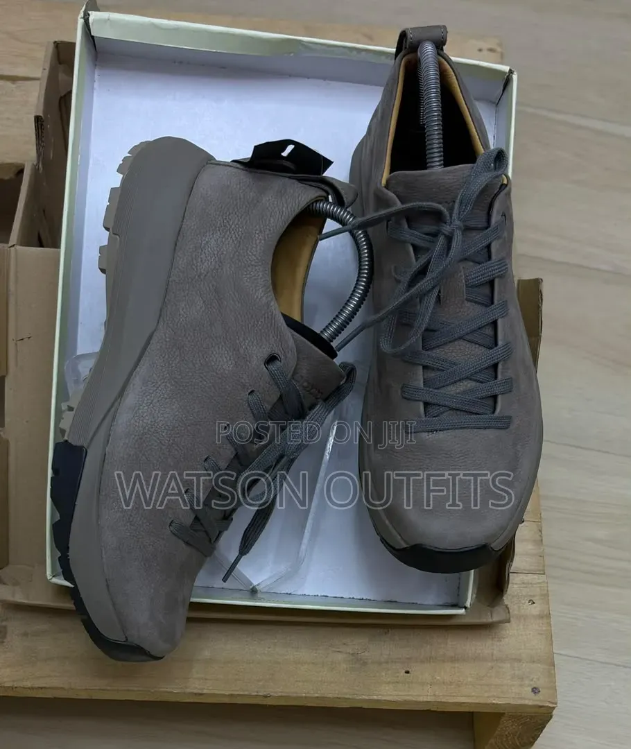 3 Colours Ecco Brand Men's Leather Sneakers or Shoes Very Nice
