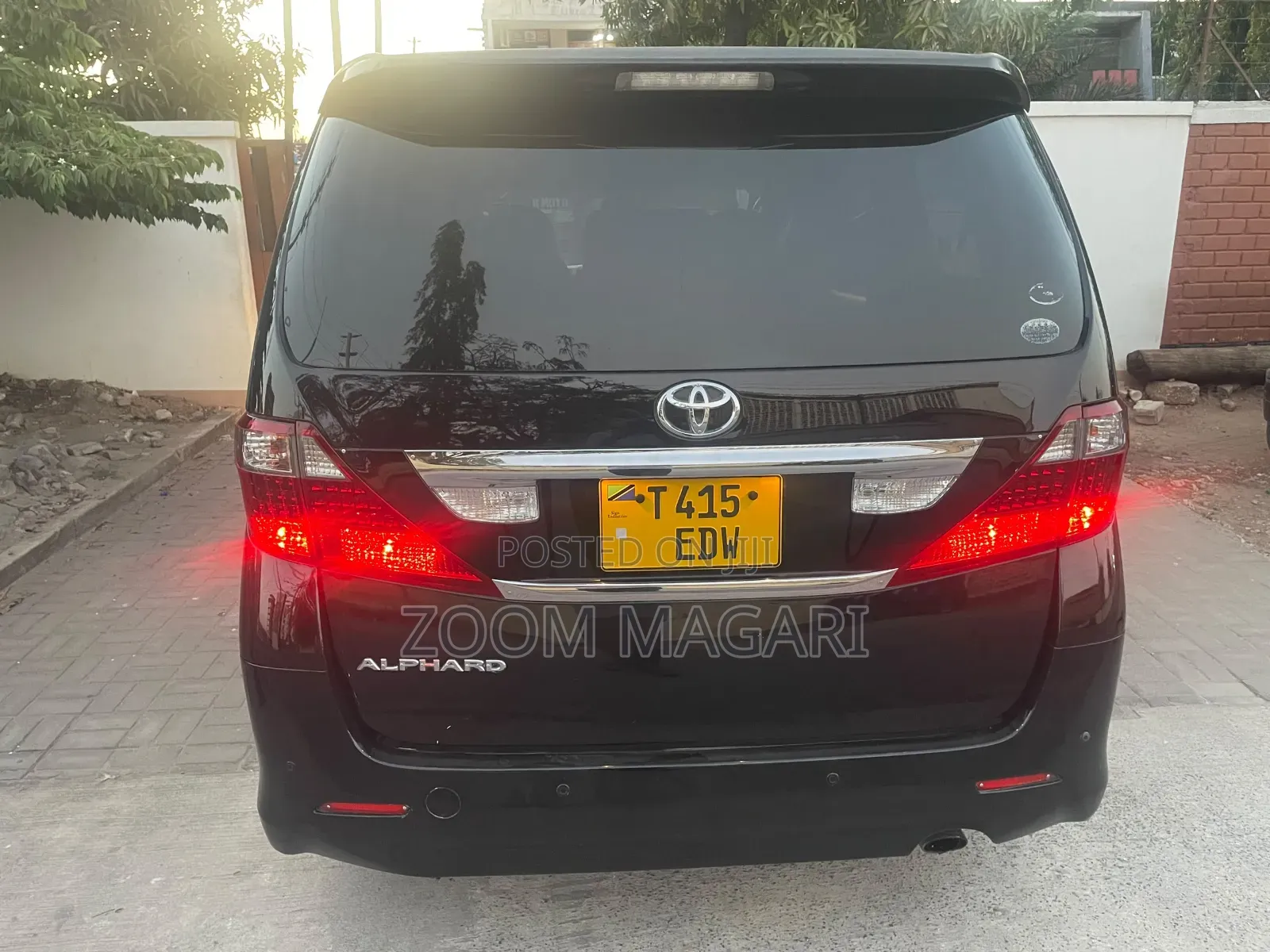 Toyota Alphard 2008 Black