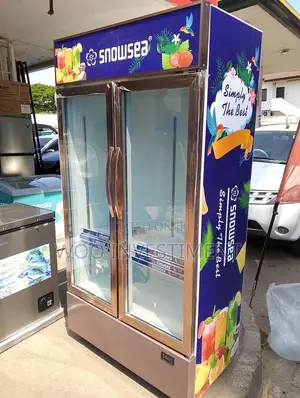 Huamei  Display Double Door 630L Tsh1,980,000  ✅No Frost Technology