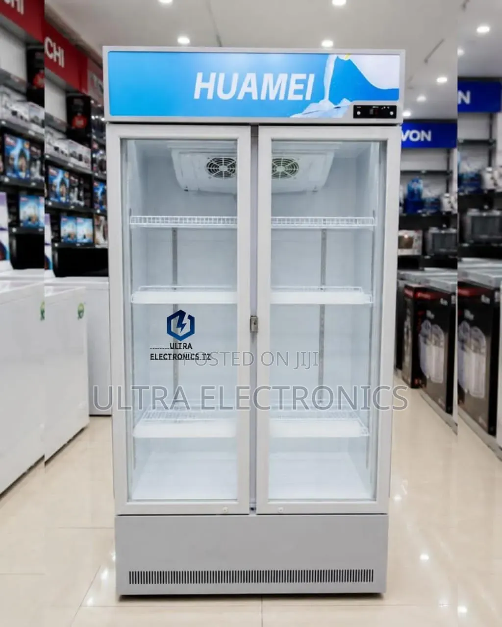 Huamei Beverage Cooler Showcase Fridge With 630 Litres
