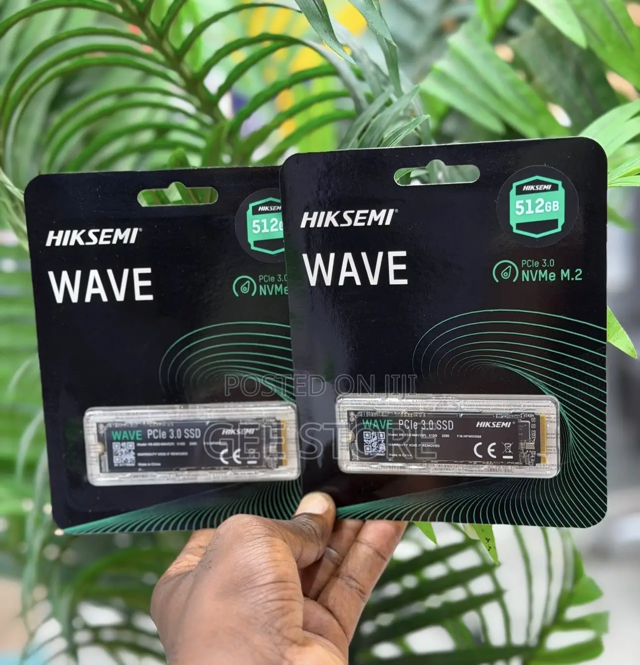 Hiksemi Wave PCIe 3.0 NVMe M.2 SSD Drives With a Capacity of 512GB.