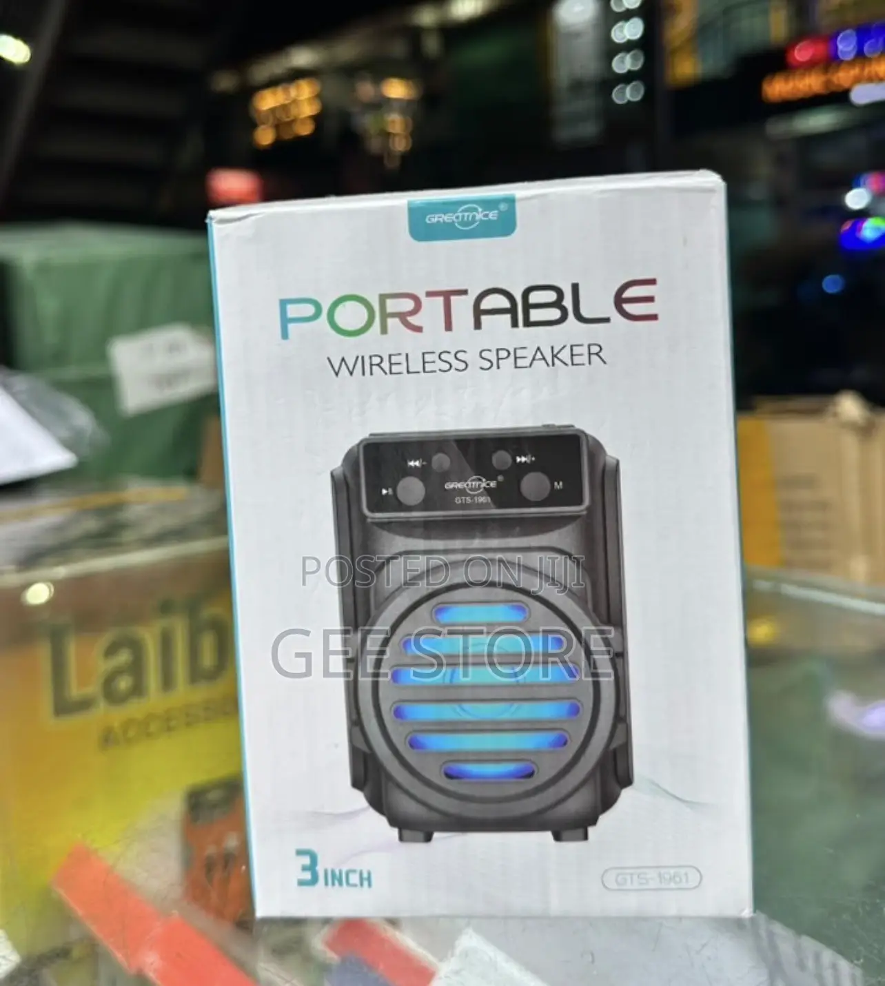 Greatnice GTS-1961 3-Inch Portable Wireless Speaker