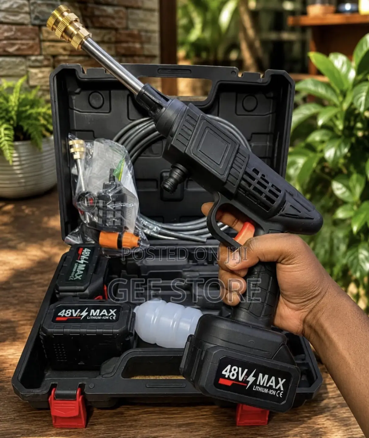 48V Max Cordless Portable High-Pressure Washer Kit