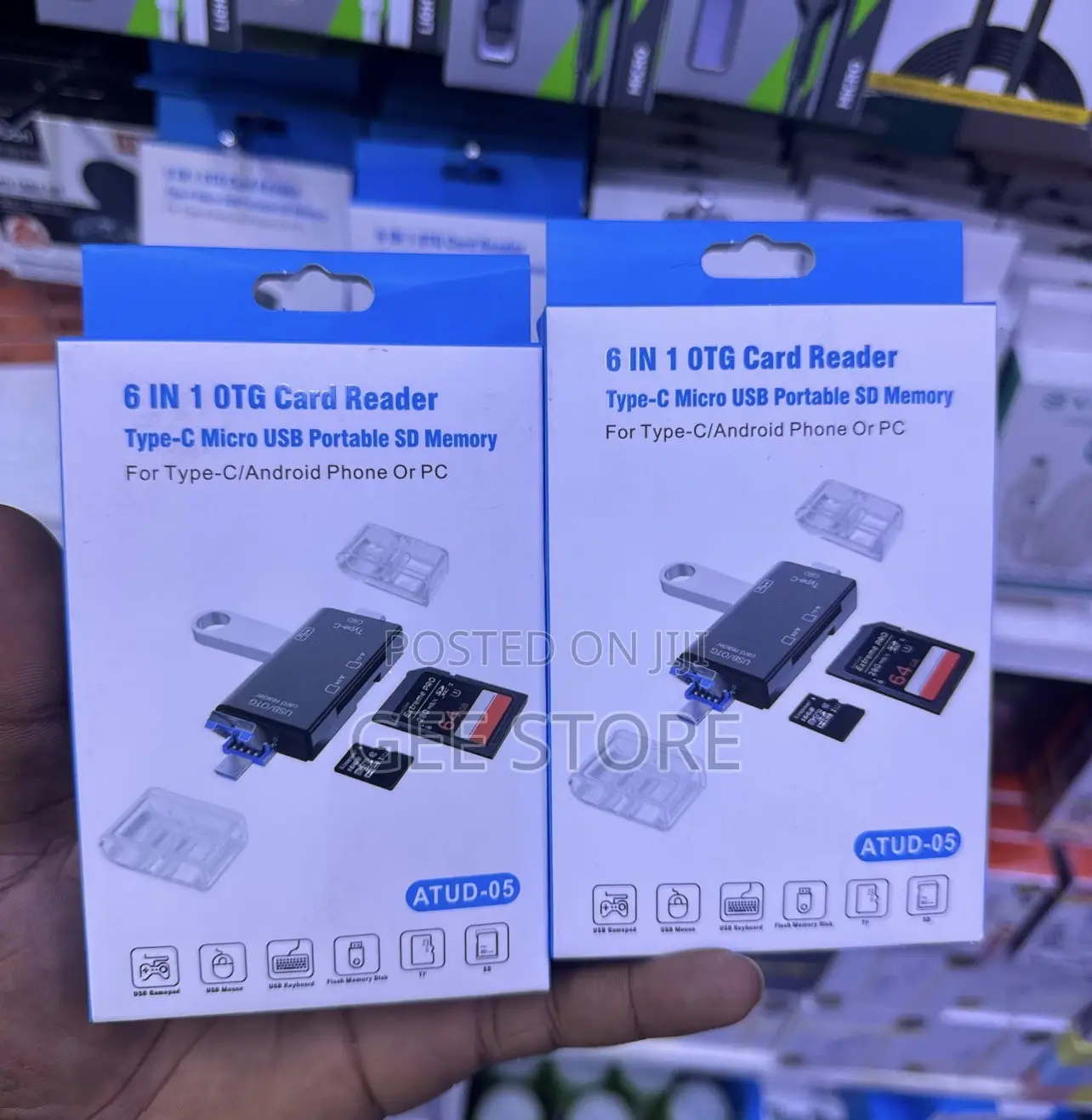 ATUD-05 6-in-1 OTG Card Reader