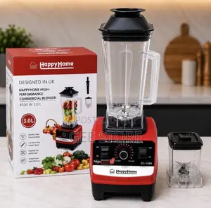 Black Happy Home High-Performance Commercial Blender (Model SC-1589