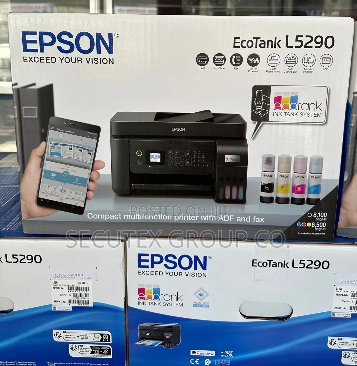 Epson EcoTank L5290 A4 Wi-Fi Multifunction Printer