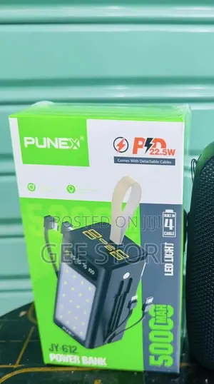 Punex JY-612 Power Bank With a 50,000mAh Capacity.