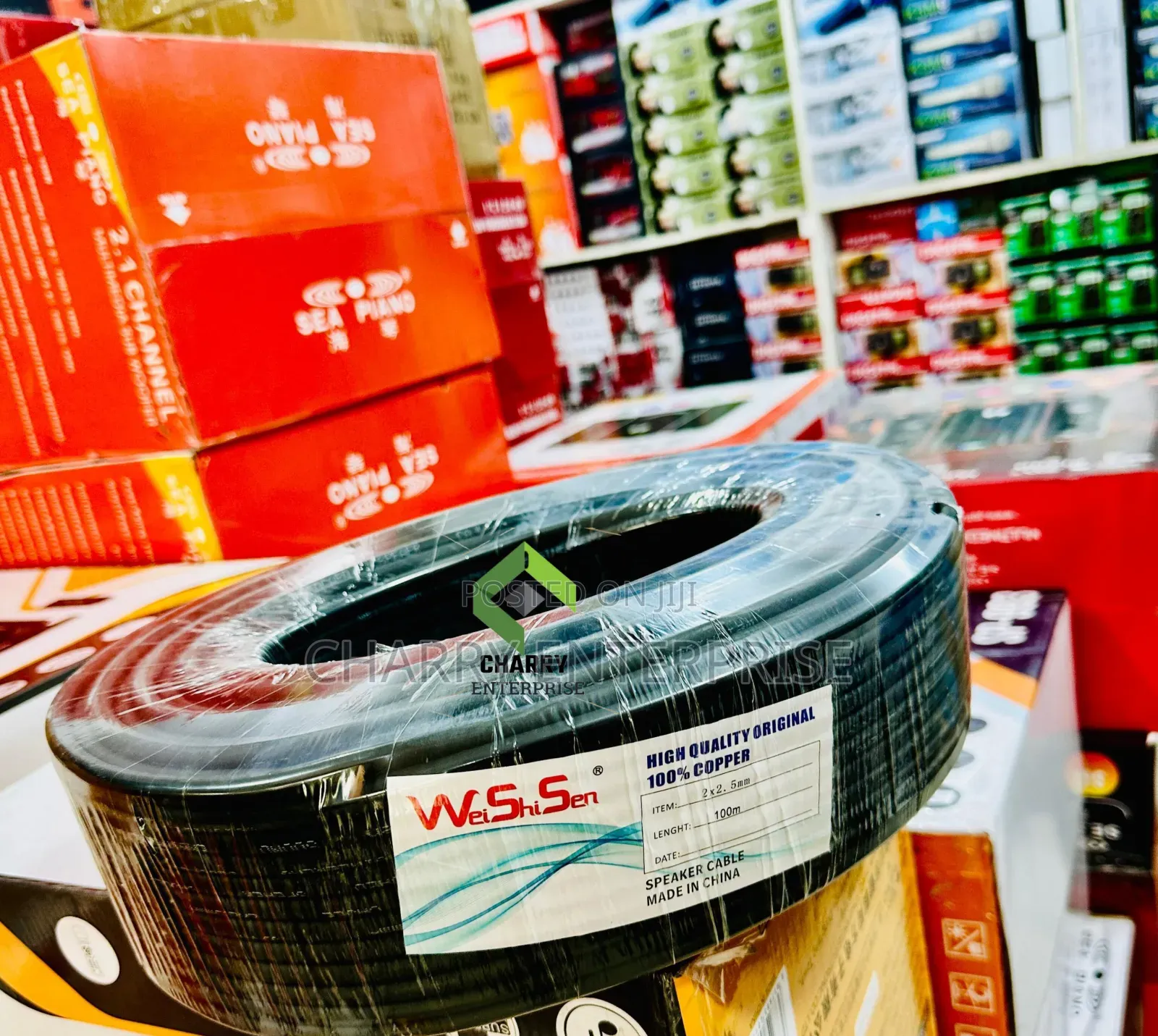 2 Core Wire Speaker Cable 2*2.5mm With 100m Length