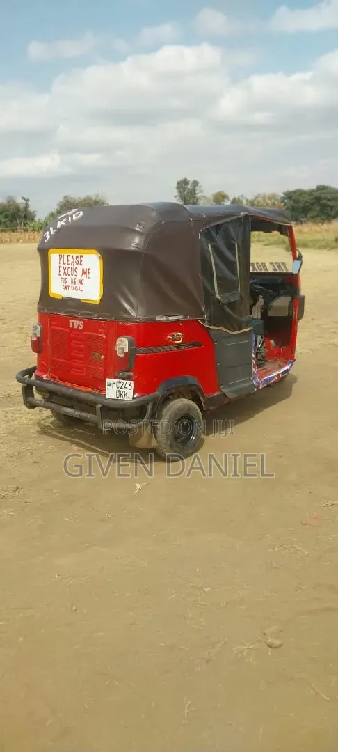 TVS King Deluxe Plus iTouch Start 2024 Red