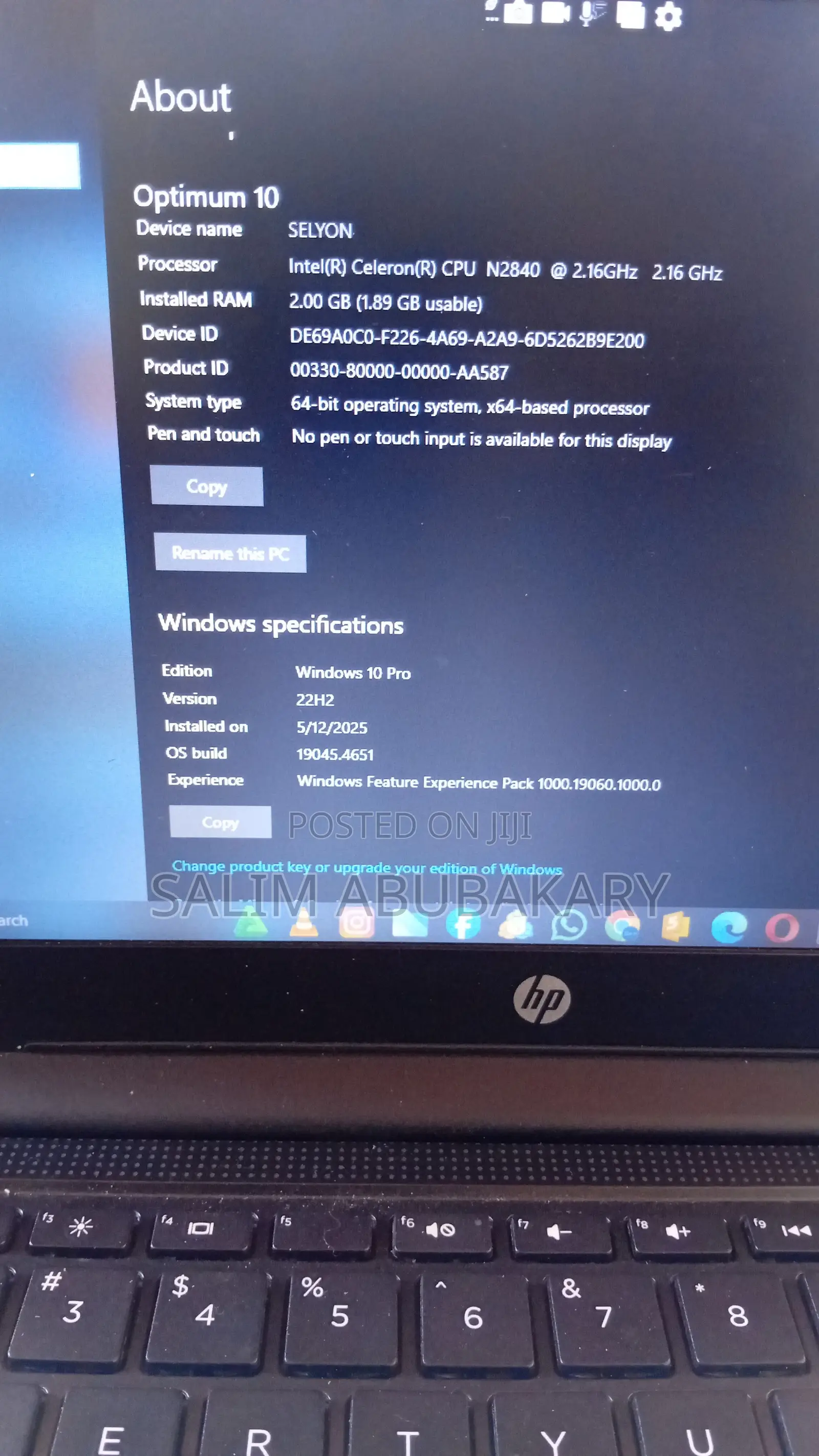 Laptop HP Chromebook 11 32GB Intel Celeron HDD+SSD 128GB