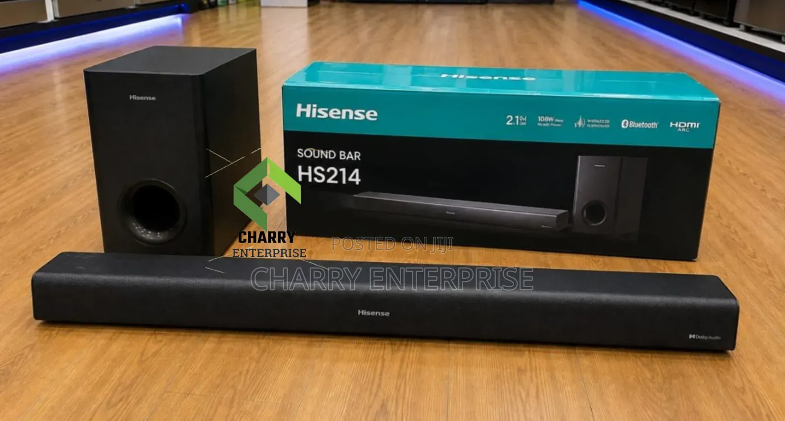 Hisense Sound Bar 108w
Model :- Hs214