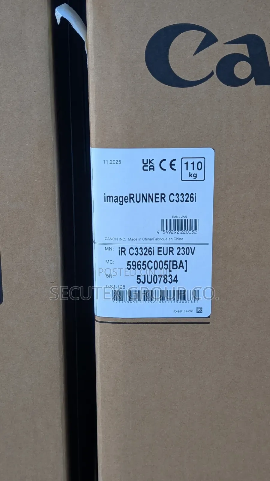 Canon imageRUNNER C3326i A3 Colour Multifunction Printer