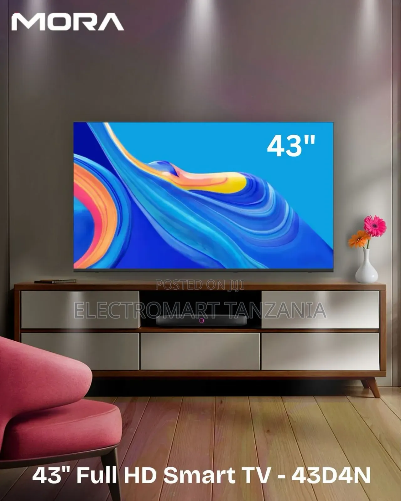 MORA 43" LED TV Powered by Hisense | Full HD
